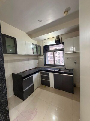 Kitchen in 2 BHK Apartment at Runwal Eirene, Balkum Pada – for Rent