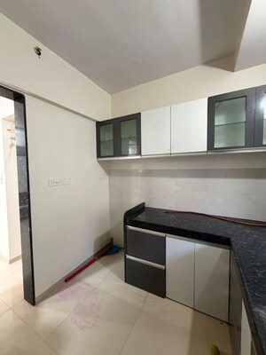 Kitchen in 2 BHK Apartment at Runwal Eirene, Balkum Pada – for Rent