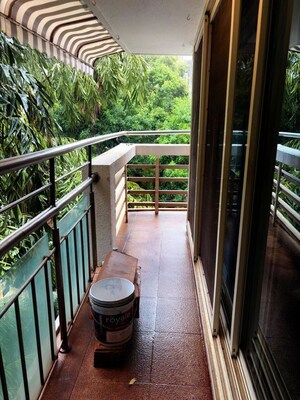 Balcony in 3 BHK Apartment at Navin Nagar – for Rent