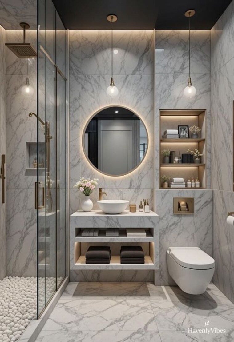 Bathroom, vasant vihar 4 Bedroom 600 Sq.Yd. Builder Floor In Vasant Vihar Delhi 10495522