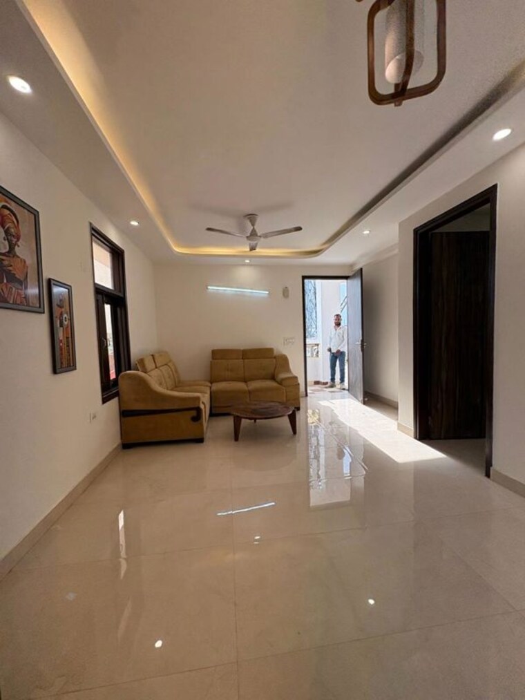 Living Room, saket 1 Bedroom 600 Sq.Ft. Builder Floor In Saket Delhi 10495569
