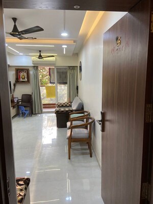 Living Room in 2 BHK Apartment at Vaibhavlaxmi Address 51, Bandra East – for Rent