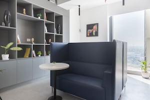 Kitchen in  Office Space at Mayur Vihar Phase 1 Extension – for Rent