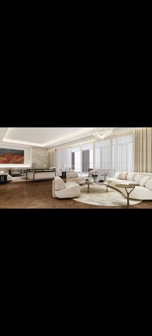 Living Room in 4 BHK Apartment at Oberoi Three Sixty West, Worli – for Sale
