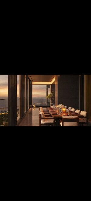 Dining area in 4 BHK Apartment at Oberoi Three Sixty West, Worli – for Sale