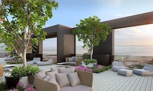 Terrace in 5 BHK Apartment at Raheja Park West, Santacruz West – for Sale