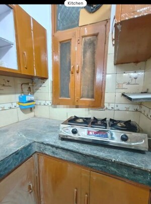 Kitchen in 2 BHK Builder Floor at Rohini Sector 11 – for Rent