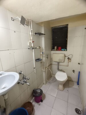 Bathroom in 1 RK Apartment at Satellite Garden, Goregaon East – for Rent