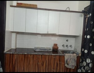 Kitchen in 1 BHK Builder Floor at Rohini Sector 3 – for Rent