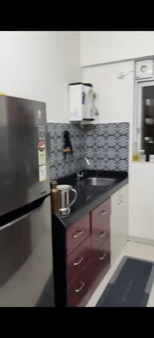 Kitchen in 1 BHK Apartment at Lodha Amara New Tower, Kolshet Road – for Rent