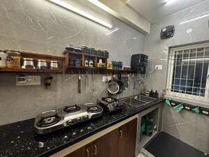 Kitchen in 3 BHK Apartment at Raja Annamalai Puram – for Rent