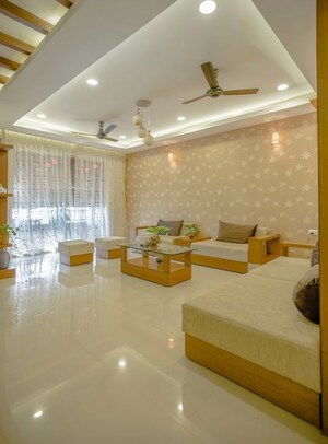 Living Room in 4 BHK Builder Floor at Vasant Vihar – for Rent