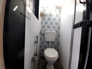 Bathroom in 1 BHK Apartment at Doordarshan CHS, Goregaon East – for Rent