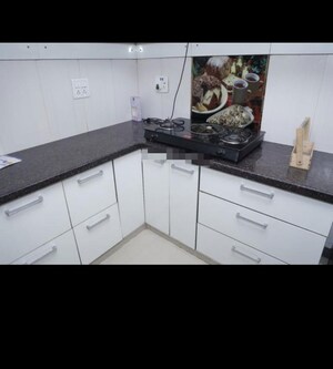 Kitchen in 3 BHK Builder Floor at Rohini Sector 7 – for Rent