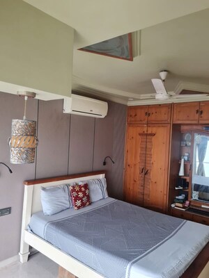 Living Room in 3 BHK Apartment at Mount Sea View Apartment, Versova – for Rent