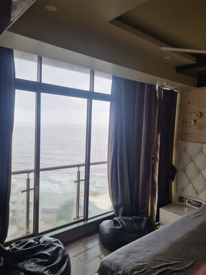 Building Lobby in 3 BHK Apartment at Mount Sea View Apartment, Versova – for Rent