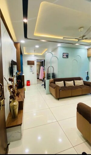 Living Room in 1 BHK Apartment at Atlanta Apartment Wakad, Wakad – for Rent