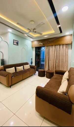 Living Room in 1 BHK Apartment at Atlanta Apartment Wakad, Wakad – for Rent