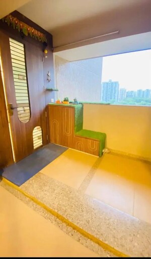 Living Room in 1 BHK Apartment at Atlanta Apartment Wakad, Wakad – for Rent