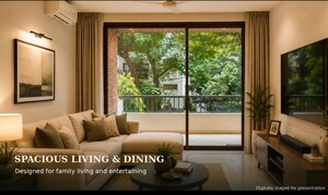 Living Room in 3 BHK Builder Floor at Sarvodaya Enclave – for Sale