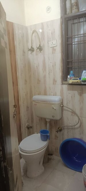 Bathroom in 2 BHK Builder Floor at Maan Sona Apartments, Shahberi – for Rent