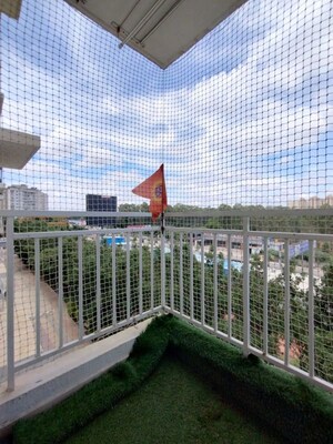 Balcony in 2.5 BHK Apartment at Shriram Luxor, Hennur Road – for Rent