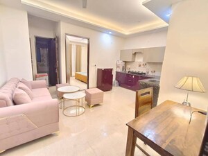 Living Room in 2 BHK Builder Floor at Saket – for Rent