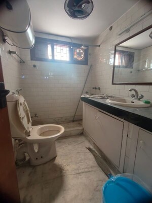 Bathroom in 3 BHK Builder Floor at Malviya Nagar – for Sale