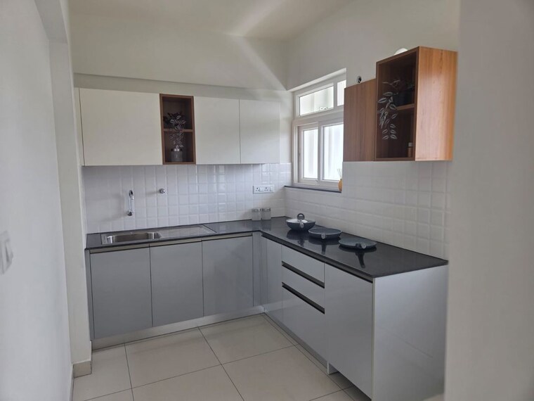 Kitchen, koorkenchery 3 Bedroom 1410 Sq.Ft. Apartment In Koorkenchery Thrissur 10496132