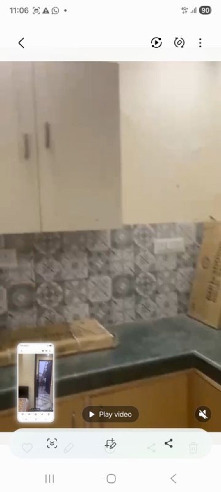 Bathroom, lajpat nagar i 1 Bedroom 450 Sq.Ft. Builder Floor In Lajpat Nagar I Delhi 10496213