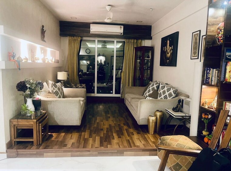 Living Room, safal-nav-parmanu-chs 3 Bedroom 1200 Sq.Ft. Apartment In Chembur Mumbai 10496252