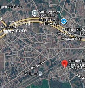  Warehouse – Map Location View at Matigara - for Rent