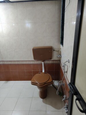Bathroom in 1 BHK Apartment at Chhabhaiya Park CHS, Kapur Bawdi – for Rent