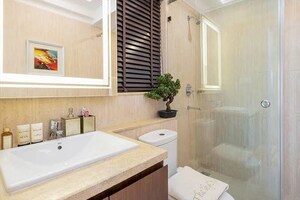 Bathroom in 3 BHK Apartment at DLF The Skycourt, Sector 86 – for Sale