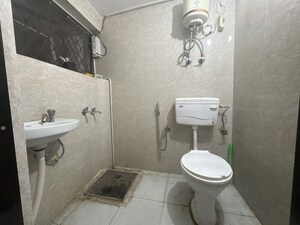 Bathroom in 1 BHK Apartment at Chattarpur – for Rent