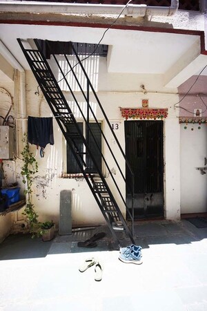 Staircase in 1 BHK Independent House at Ghatlodia – for Sale