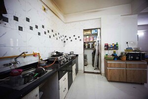 Kitchen in 3 BHK Apartment at Sola – for Sale
