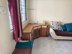 Living Room in 1 BHK Apartment at B U Bhandari Rakshak Nagar, Kharadi – for Rent