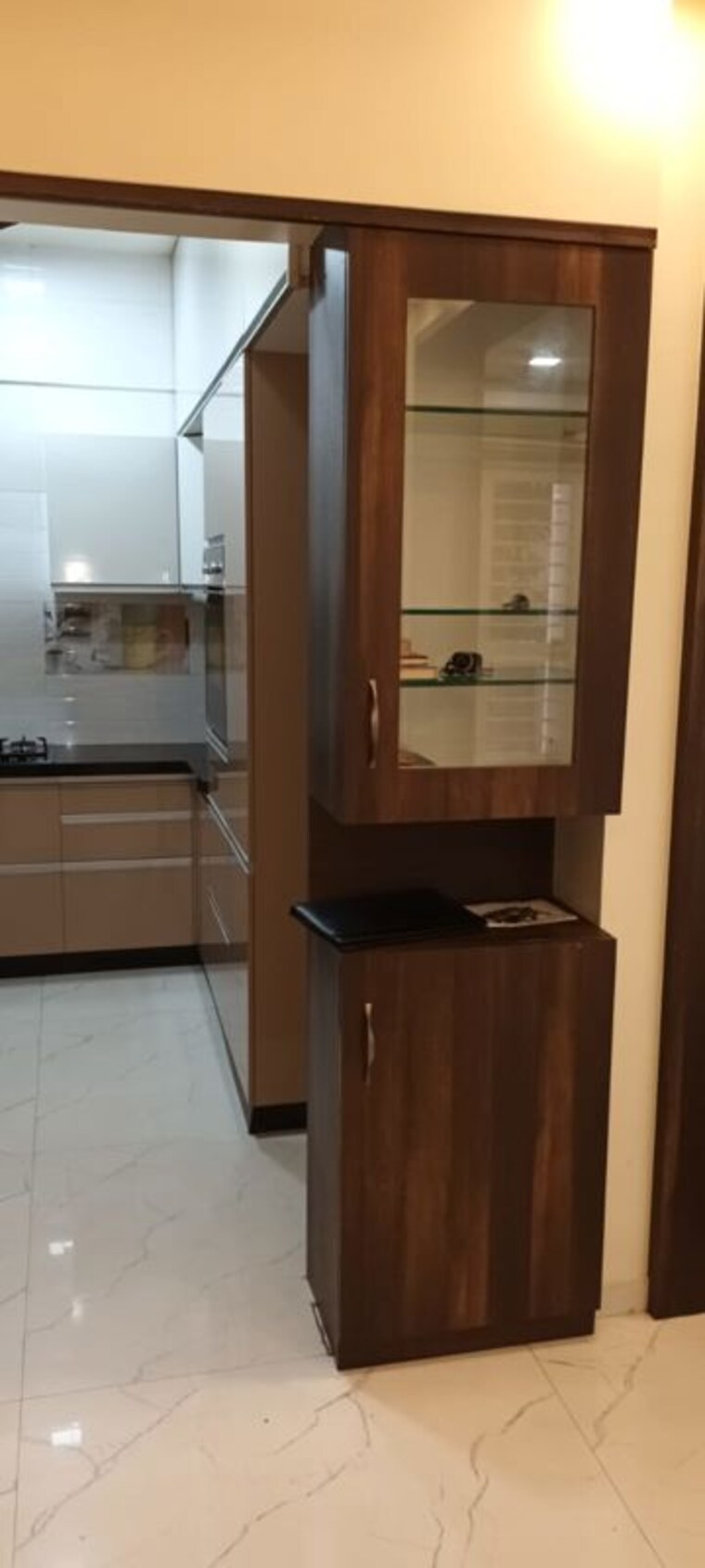 Kitchen, nyati-environ 2 Bedroom 1100 Sq.Ft. Apartment In Tingre Nagar Pune 10496468