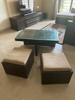 Living Room in 2.5 BHK Apartment at Neelkanth Greens, Manpada – for Rent