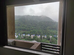 Balcony in 2.5 BHK Apartment at Neelkanth Greens, Manpada – for Rent