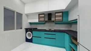Kitchen in 2 BHK Apartment at Brigade Cornerstone Utopia, Varthur – for Rent