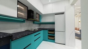 Kitchen in 2 BHK Apartment at Brigade Cornerstone Utopia, Varthur – for Rent