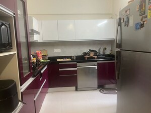 Kitchen in 3 BHK Apartment at Nyati Environ, Tingre Nagar – for Rent