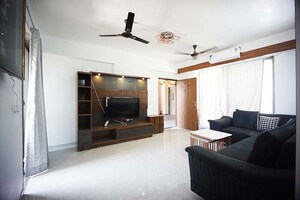 Living Room in 3 BHK Penthouse at Bopal – for Sale
