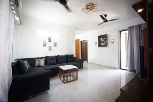 Living Room in 3 BHK Penthouse at Bopal – for Sale