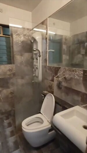 Attached Bathroom in 2 BHK Apartment at Paradise Sai Riverdale, Taloja – for Rent