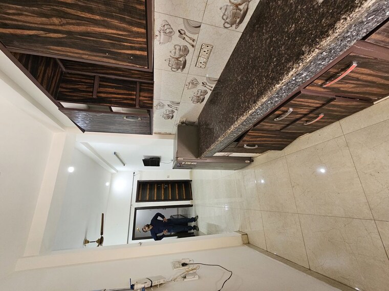 Kitchen, haiderpur 1 Bedroom 540 Sq.Ft. Builder Floor In Haiderpur Gurgaon 10496488