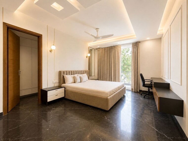 Living Room, unitech-greenwood-city-apartment 3 Bedroom 1850 Sq.Ft. Builder Floor In Sector 45 Gurgaon 10496511