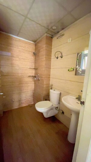 Bathroom in 2 BHK Apartment at Highland Park Chandigarh, Bhabat – for Rent